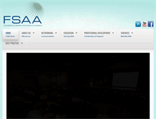 Tablet Screenshot of fsaa.org.au