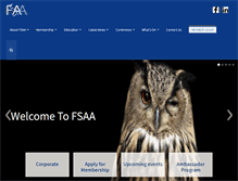 Tablet Screenshot of fsaa.com.au